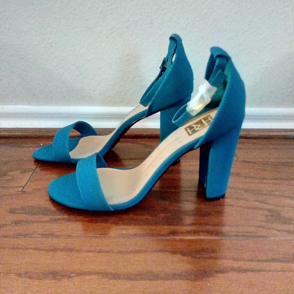 Beka-01 Cobolt Blue Block Heel - Picture 3 of 8